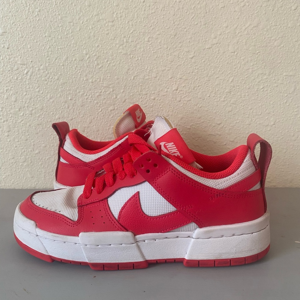 Nike Red and White Sneakers